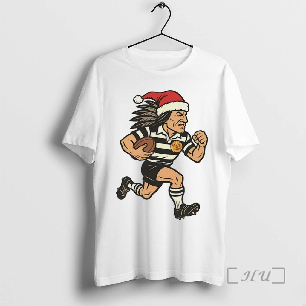 Officials Newcastle Red Bulls Santa Hat Mascot Christmas T-Shirts, Hoodie, Sweatshirt | PopFlextees.com