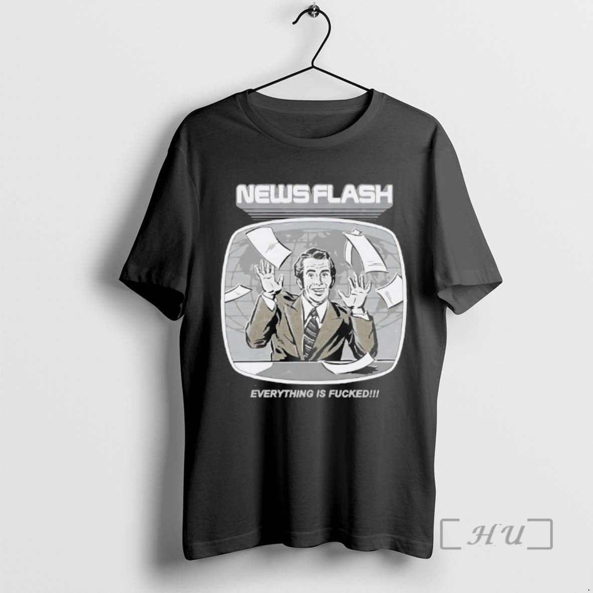 Officials News Flash Everything Is Fucked T-Shirts, Hoodie, Sweatshirt | PopFlextees.com
