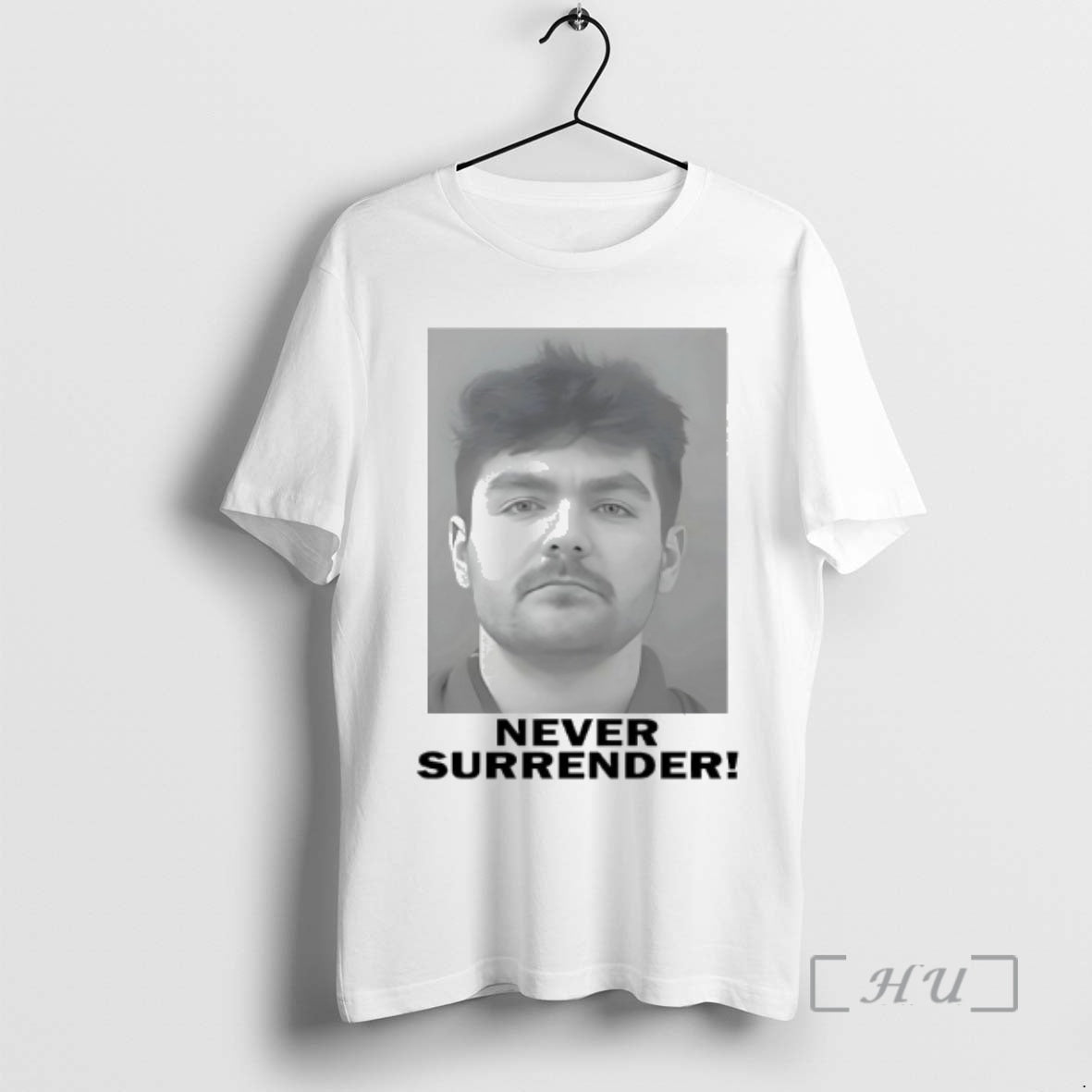 Officials Nick Fuentes Never Surrender Photo T-Shirts, Hoodie, Sweatshirt | PopFlextees.com