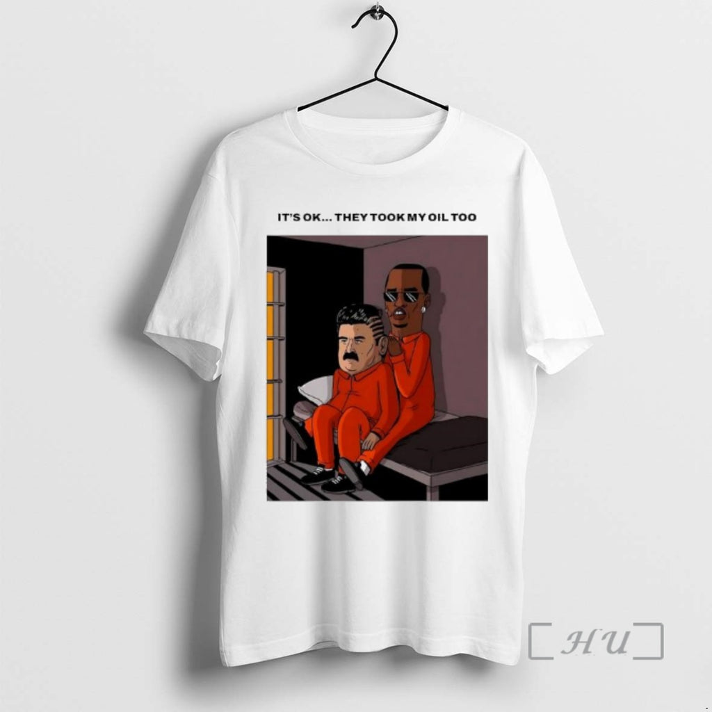 Officials Nicolas Maduro And Diddy Captured Meme Caricature T-Shirts, Hoodie, Sweatshirt | PopFlextees.com