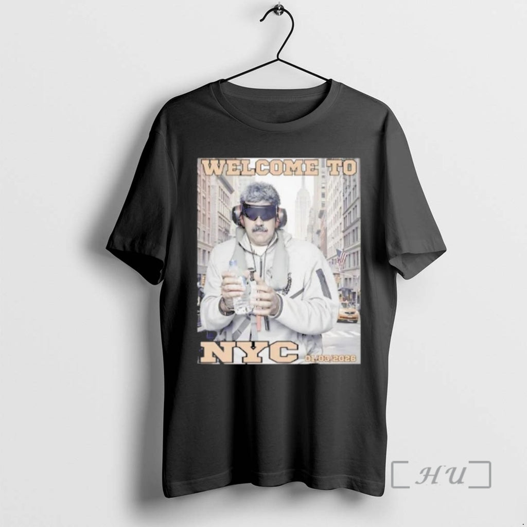 Officials Nicolas Maduro Captured Welcome To New York T-Shirts, Hoodie, Sweatshirt | PopFlextees.com