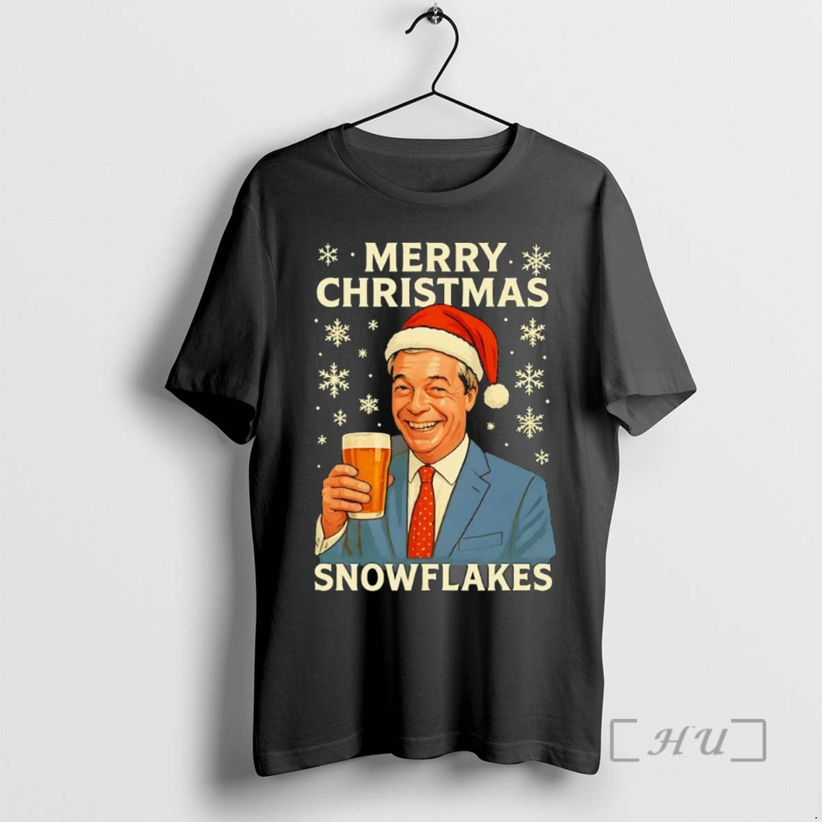 Officials Nigel Farage Merry Christmas Snowflakes T-Shirts, Hoodie, Sweatshirt | PopFlextees.com
