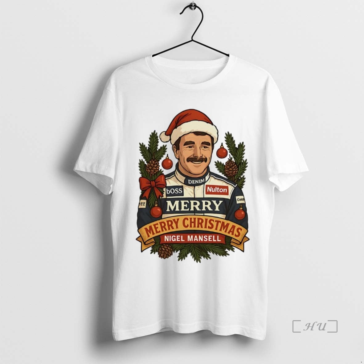 Officials Nigel Mansell Merry Christmas T-Shirts, Hoodie, Sweatshirt | PopFlextees.com