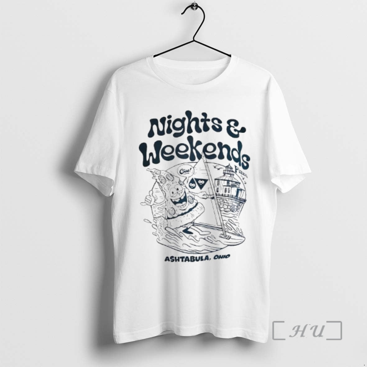Officials Nights Weekends Ashtabula Ohio Pizza Graphic T-Shirts, Hoodie, Sweatshirt | PopFlextees.com