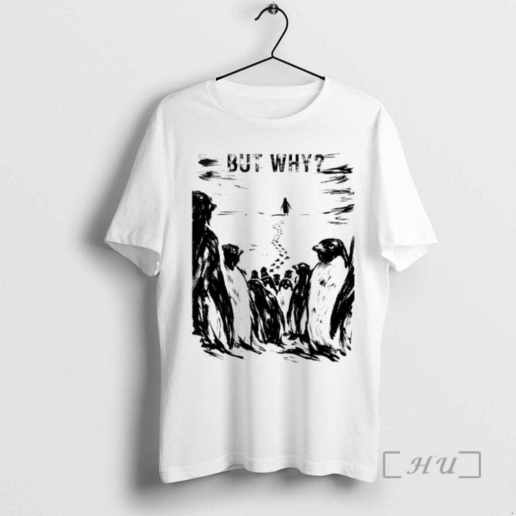 Officials Nihilist Penguin Retro Snow Art But Why T-Shirts, Hoodie, Sweatshirt | PopFlextees.com