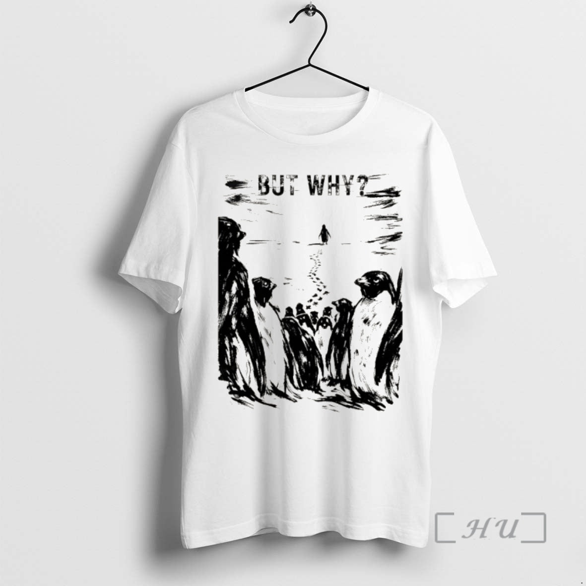 Officials Nihilist Penguin Retro Snow Art But Why T-Shirts, Hoodie, Sweatshirt | PopFlextees.com