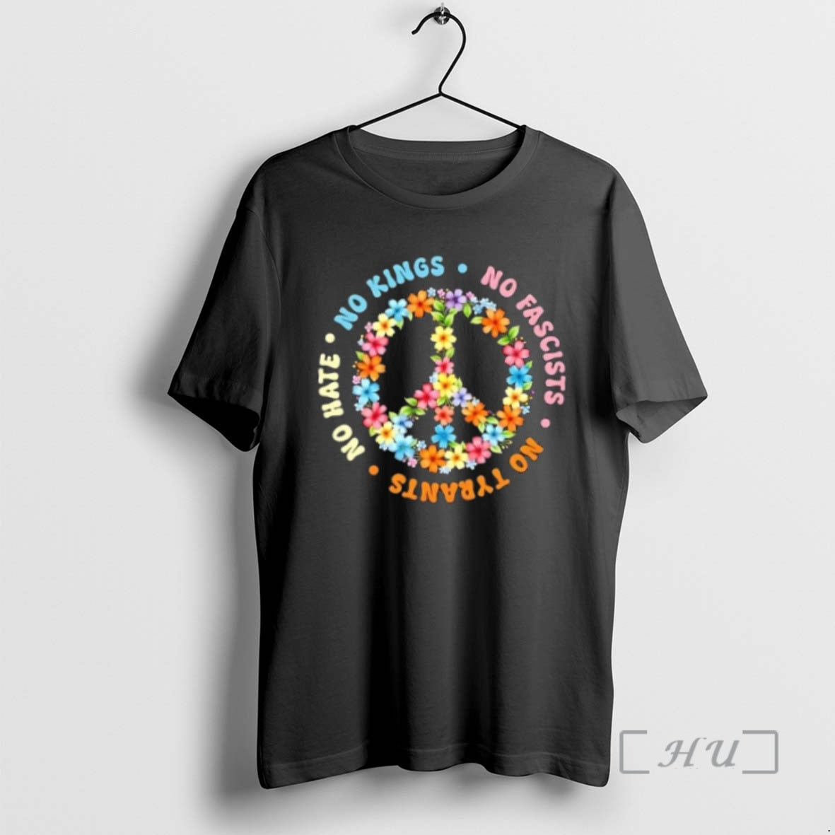Officials No Kings No Fascists No Tyrants No Hate Peace Flowers Premium T Shirts Sweater Hoodie, Sweatshirt | PopFlextees.com
