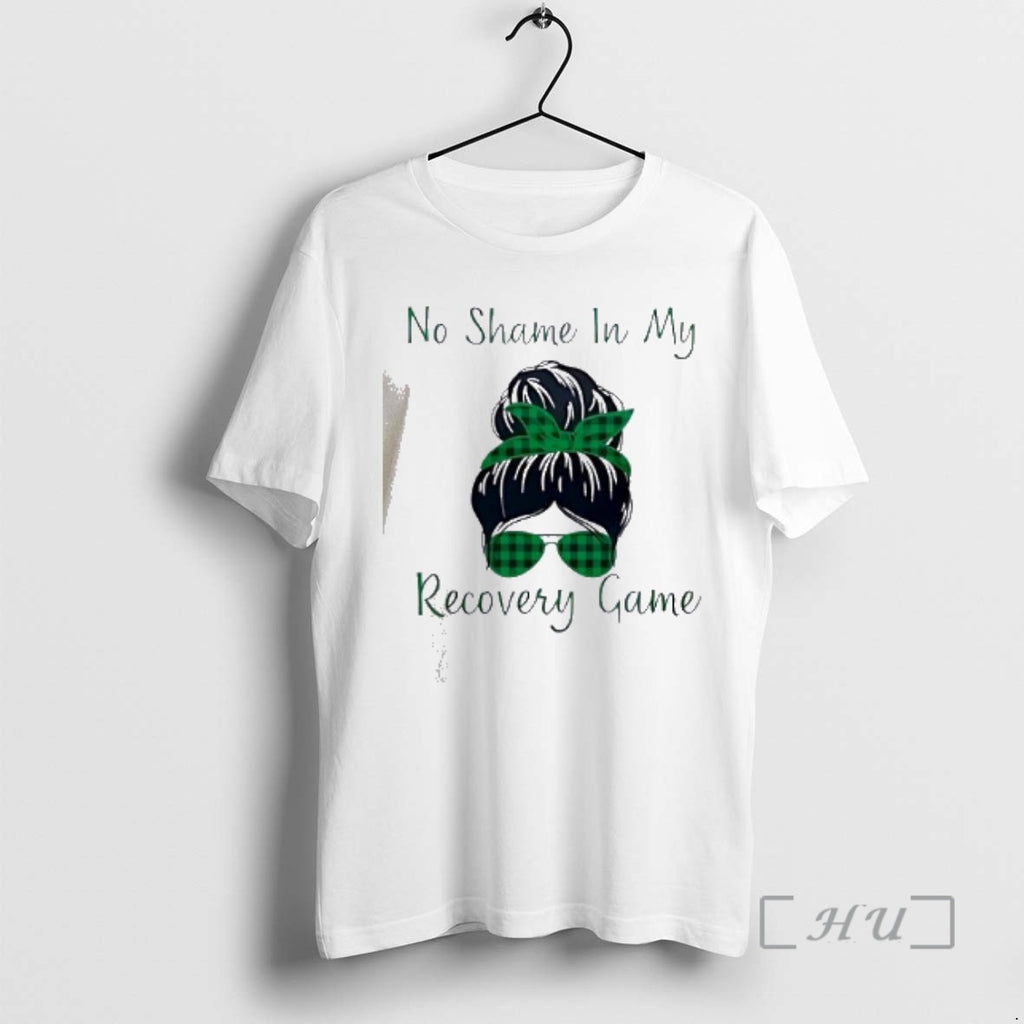 Officials No Shame In My Recovery Game Green T-Shirts, Hoodie, Sweatshirt | PopFlextees.com