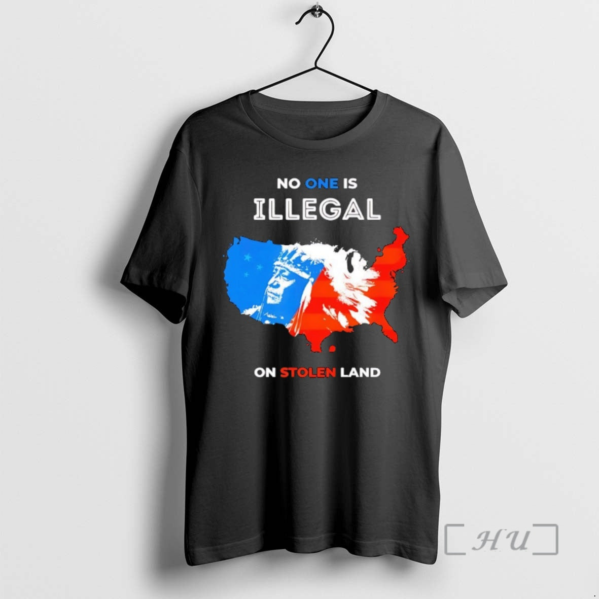 Officials No One Is Illegal On Stolen Land American Flag T-Shirts, Hoodie, Sweatshirt | PopFlextees.com
