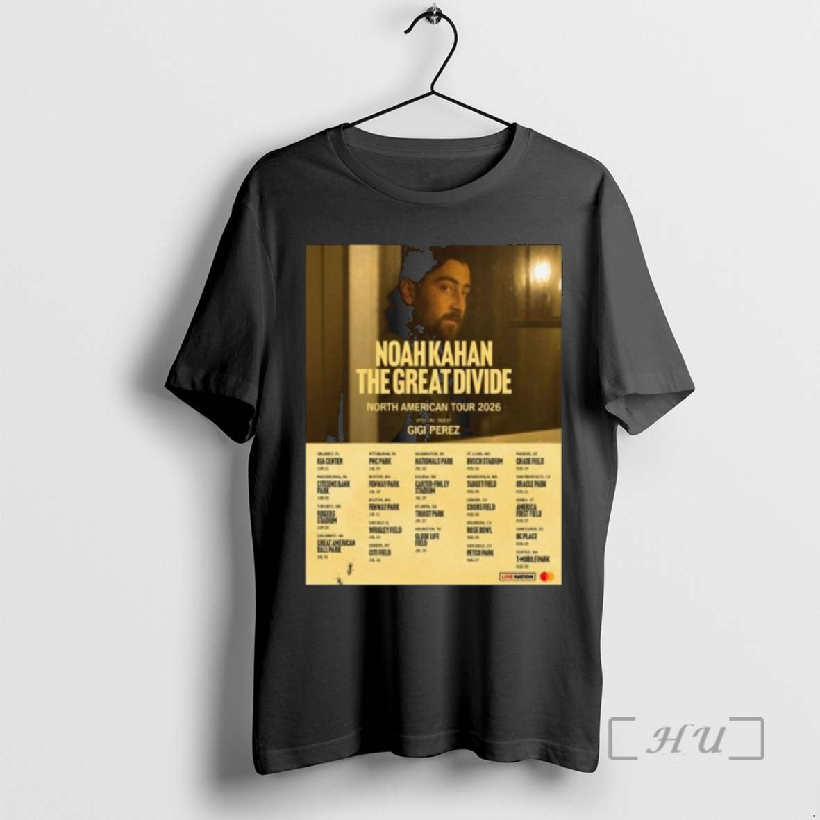 Officials Noah Kahan The Great Divide North American Tour 2026 Venue Tour Dates Premium T-Shirts, Hoodie, Sweatshirt