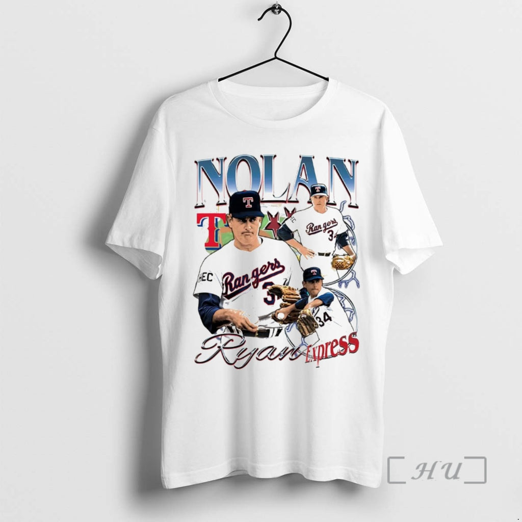 Officials Nolan Ryan Express Picture Collage Texas Rangers T-Shirts, Hoodie, Sweatshirt | PopFlextees.com