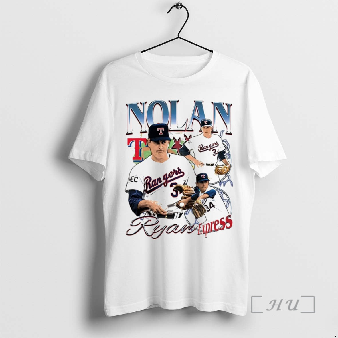 Officials Nolan Ryan Express Picture Collage Texas Rangers T-Shirts, Hoodie, Sweatshirt | PopFlextees.com