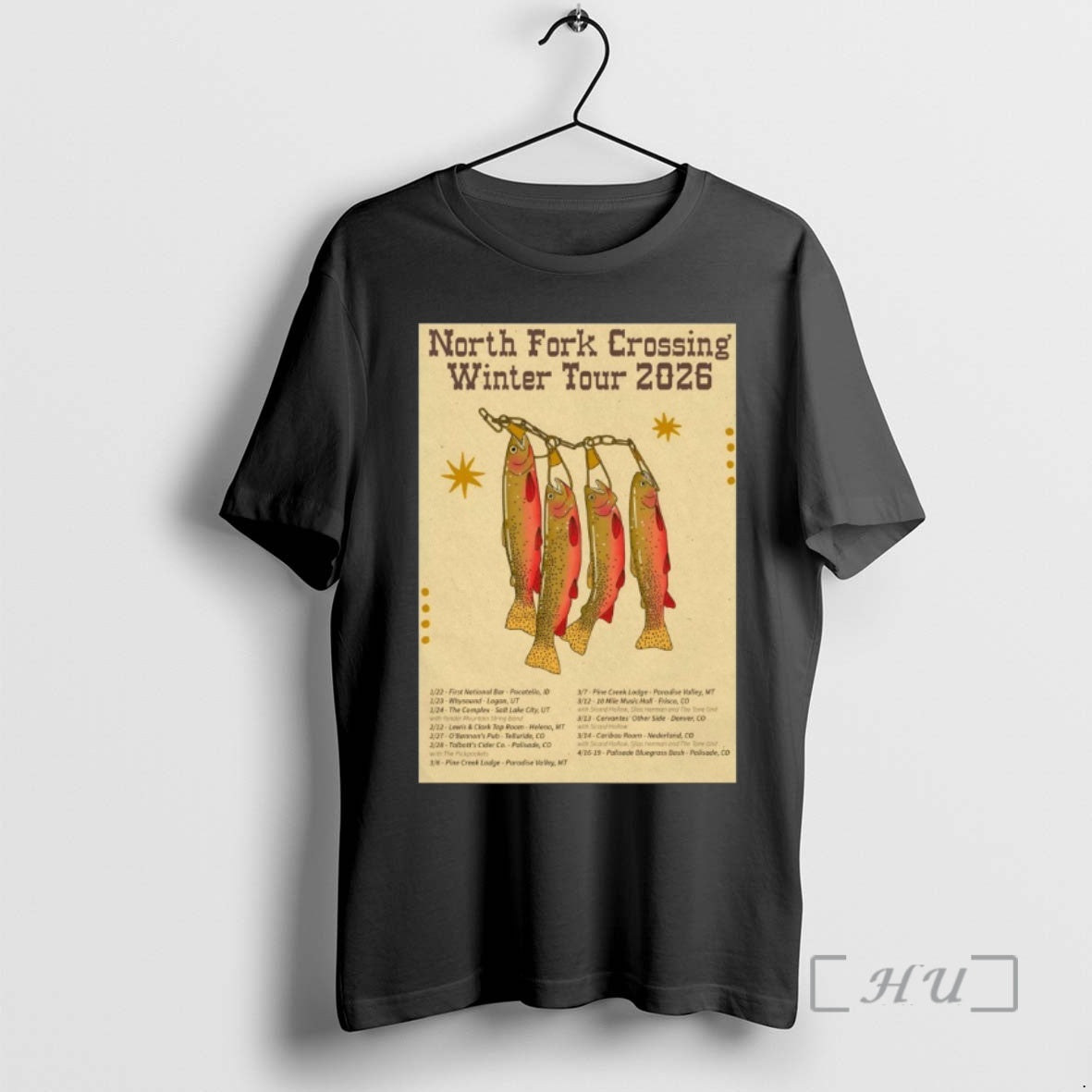 Officials North Fork Crossing 2026 Winter Tour T-Shirts, Hoodie, Sweatshirt | PopFlextees.com