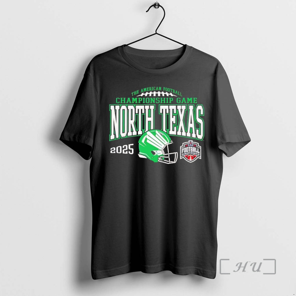 Officials North Texas Mean Green 2025 Aac Football Championship Chriast T-Shirts, Hoodie, Sweatshirt | PopFlextees.com