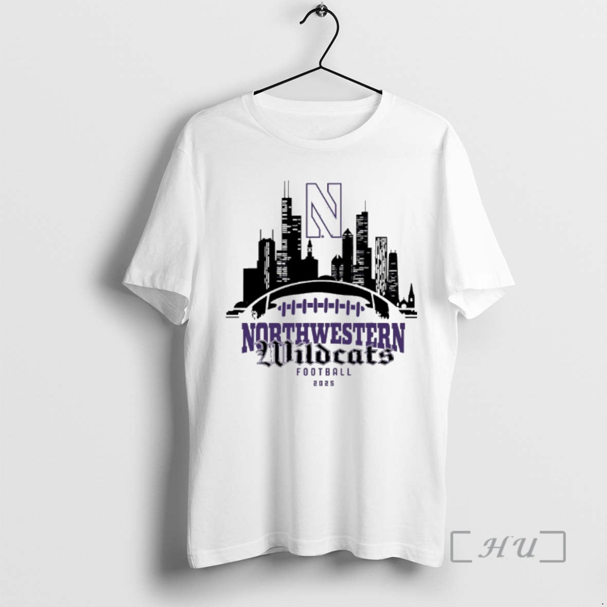 Officials Northwestern Football 2025 Season City Skyline T-Shirts, Hoodie, Sweatshirt | PopFlextees.com