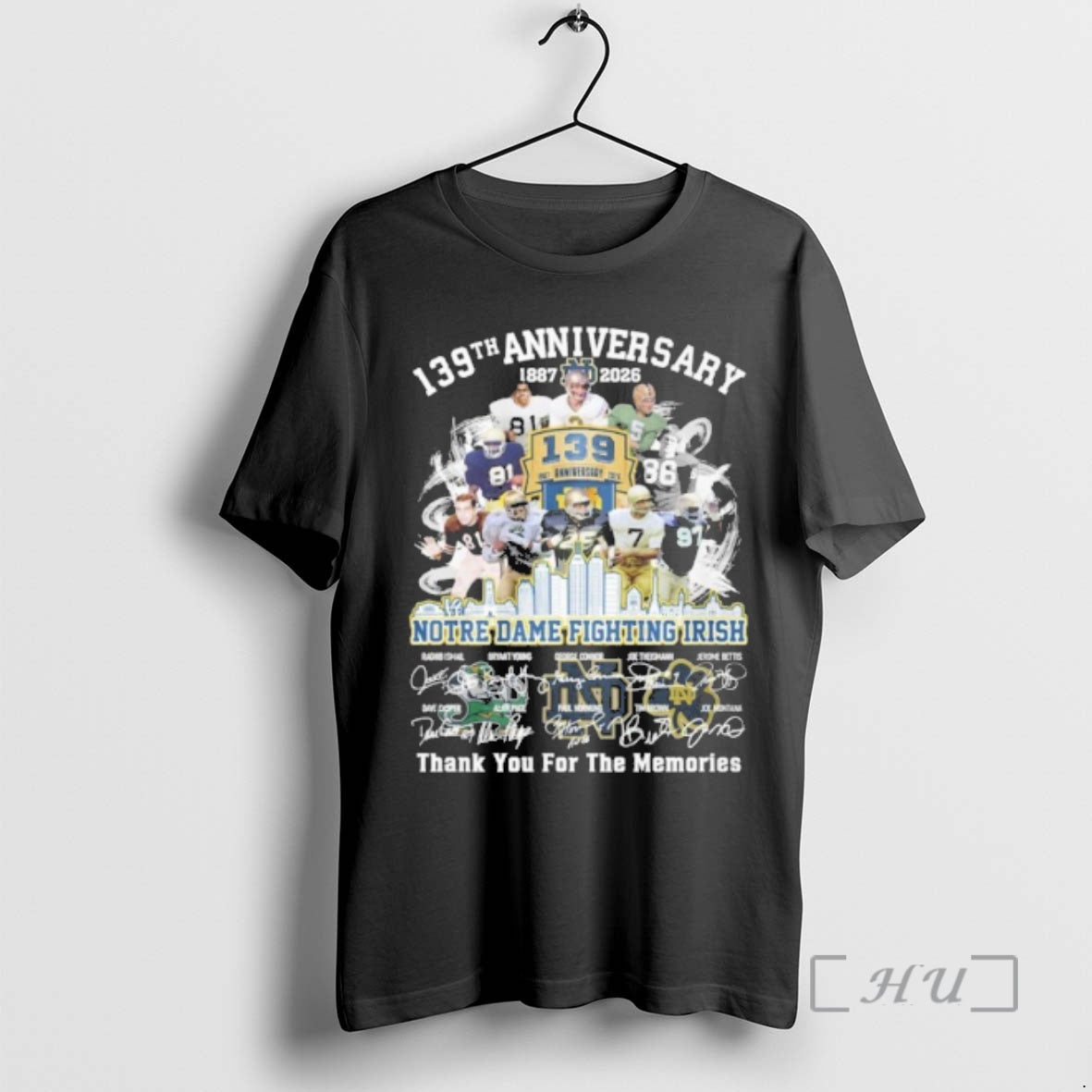 Officials Notre Dame Fighting Irish Team Legend 139th Anniversary 1887 2026 Premium T Shirts Sweater Hoodie, Sweatshirt