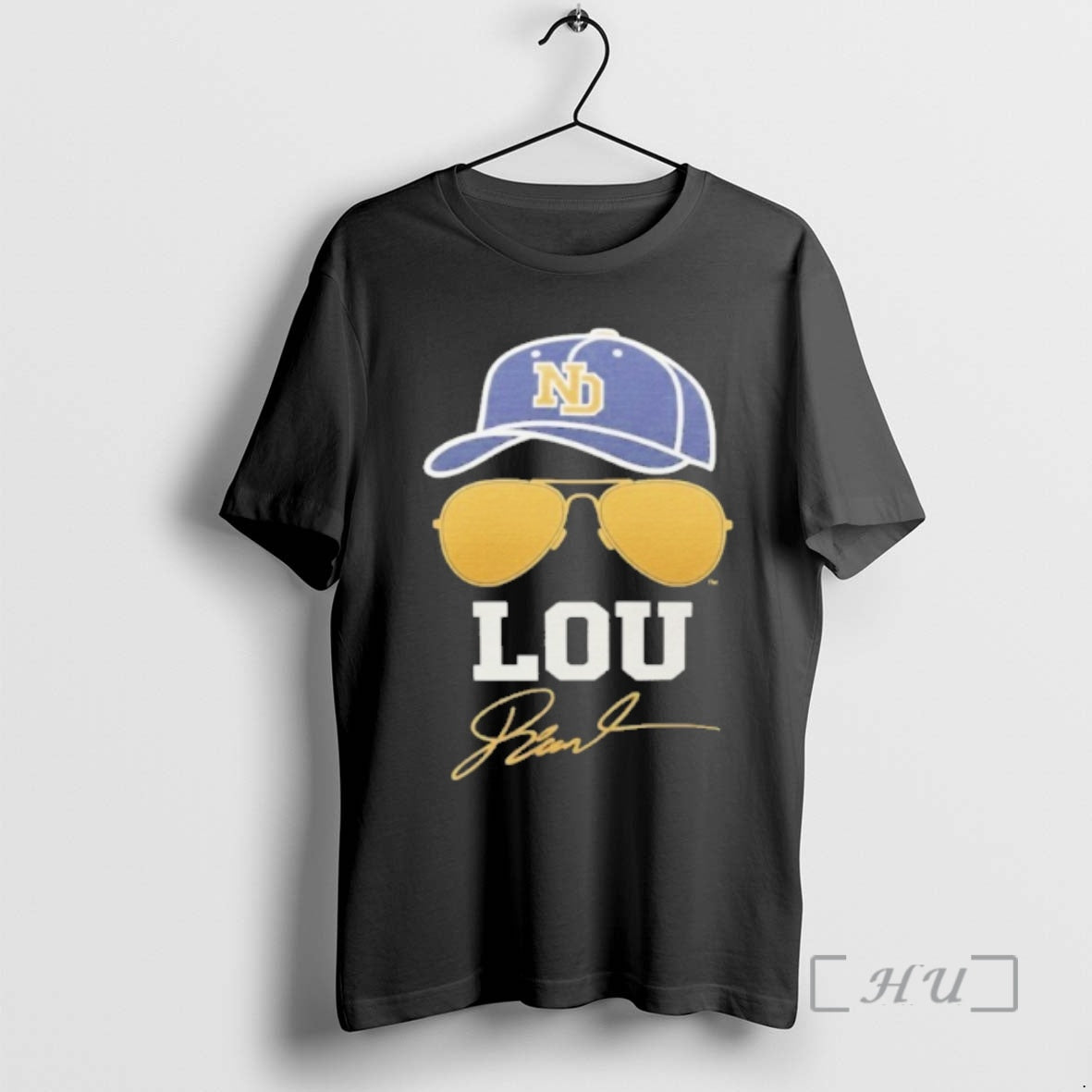 Officials Notre Dame Lou Holtz Coach Signature T-Shirts, Hoodie, Sweatshirt | PopFlextees.com