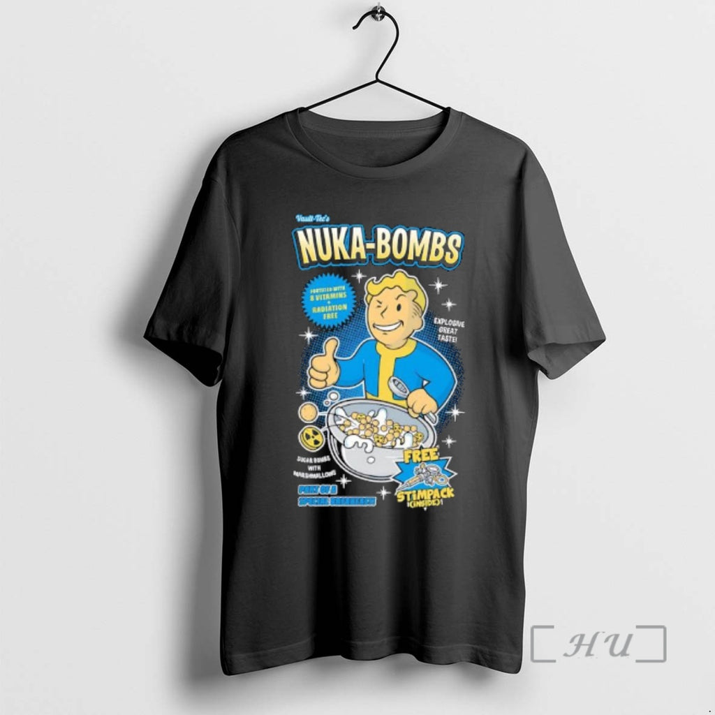 Officials Nuka Bombs Vault Boy Graphic T-Shirts, Hoodie, Sweatshirt | PopFlextees.com