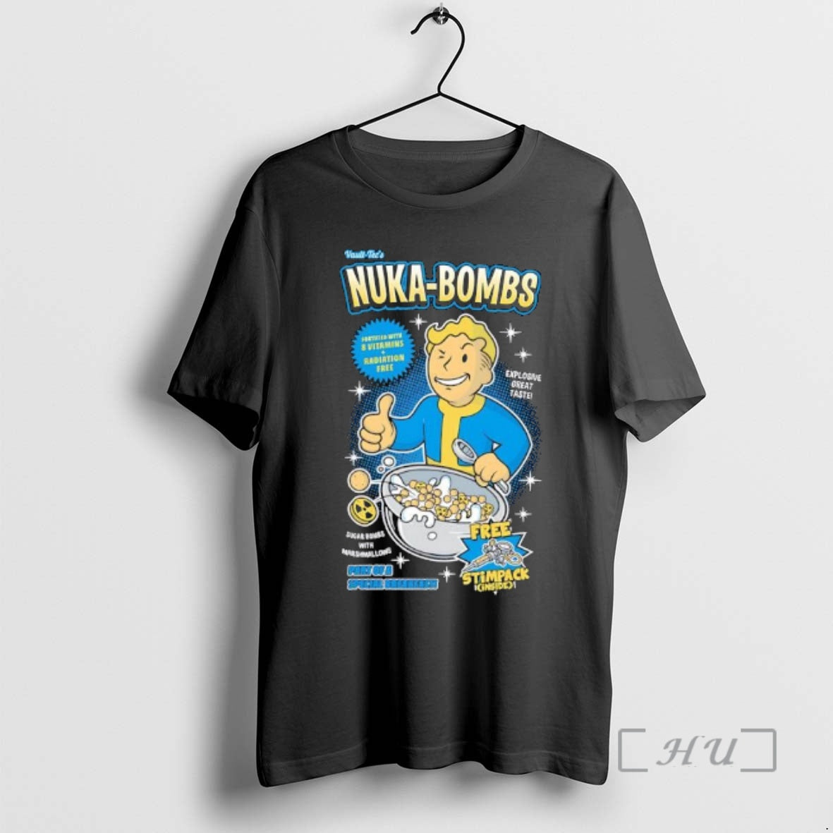 Officials Nuka Bombs Vault Boy Graphic T-Shirts, Hoodie, Sweatshirt | PopFlextees.com