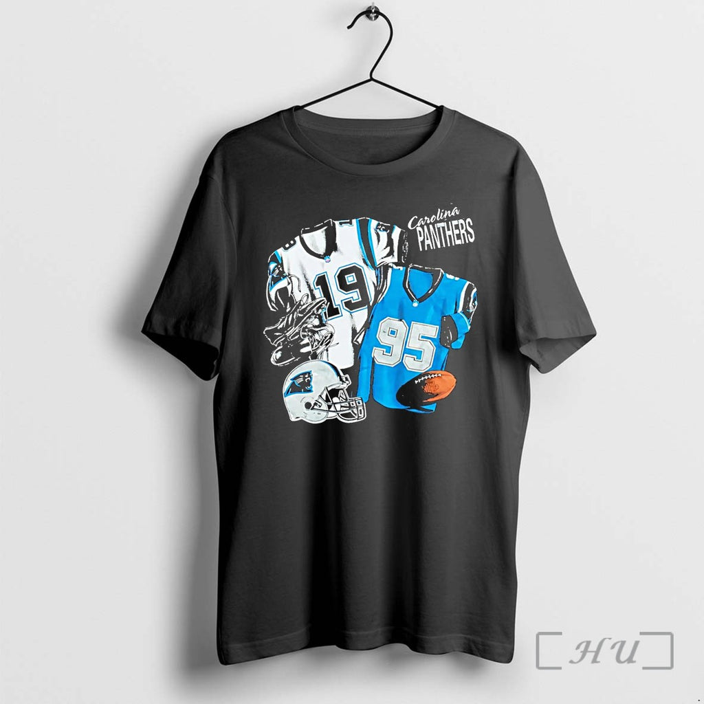 Officials Nutmeg Carolina Panthers Featuring Numbered Jerseys And Helmet Black
