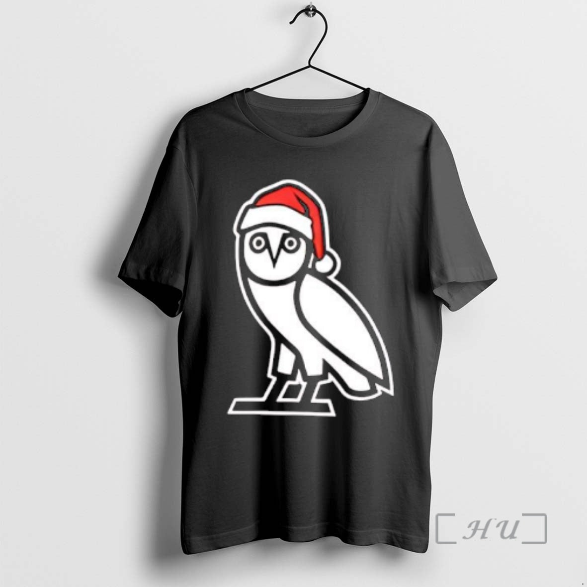 Officials Ovo Holiday Owl Santa Hat Graphic T-Shirts, Hoodie, Sweatshirt | PopFlextees.com