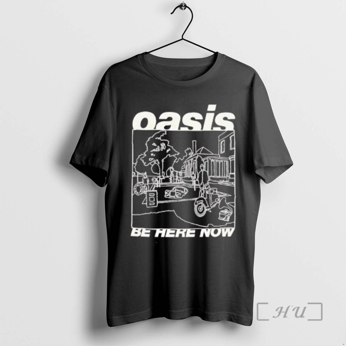 Officials Oasis Be Here Now Line Drawing T-Shirts, Hoodie, Sweatshirt | PopFlextees.com