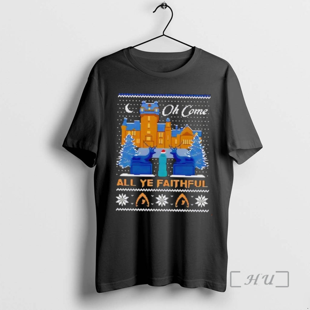 Officials Oh Come All Ye Faithful Christmas Tv Show T-Shirts, Hoodie, Sweatshirt | PopFlextees.com