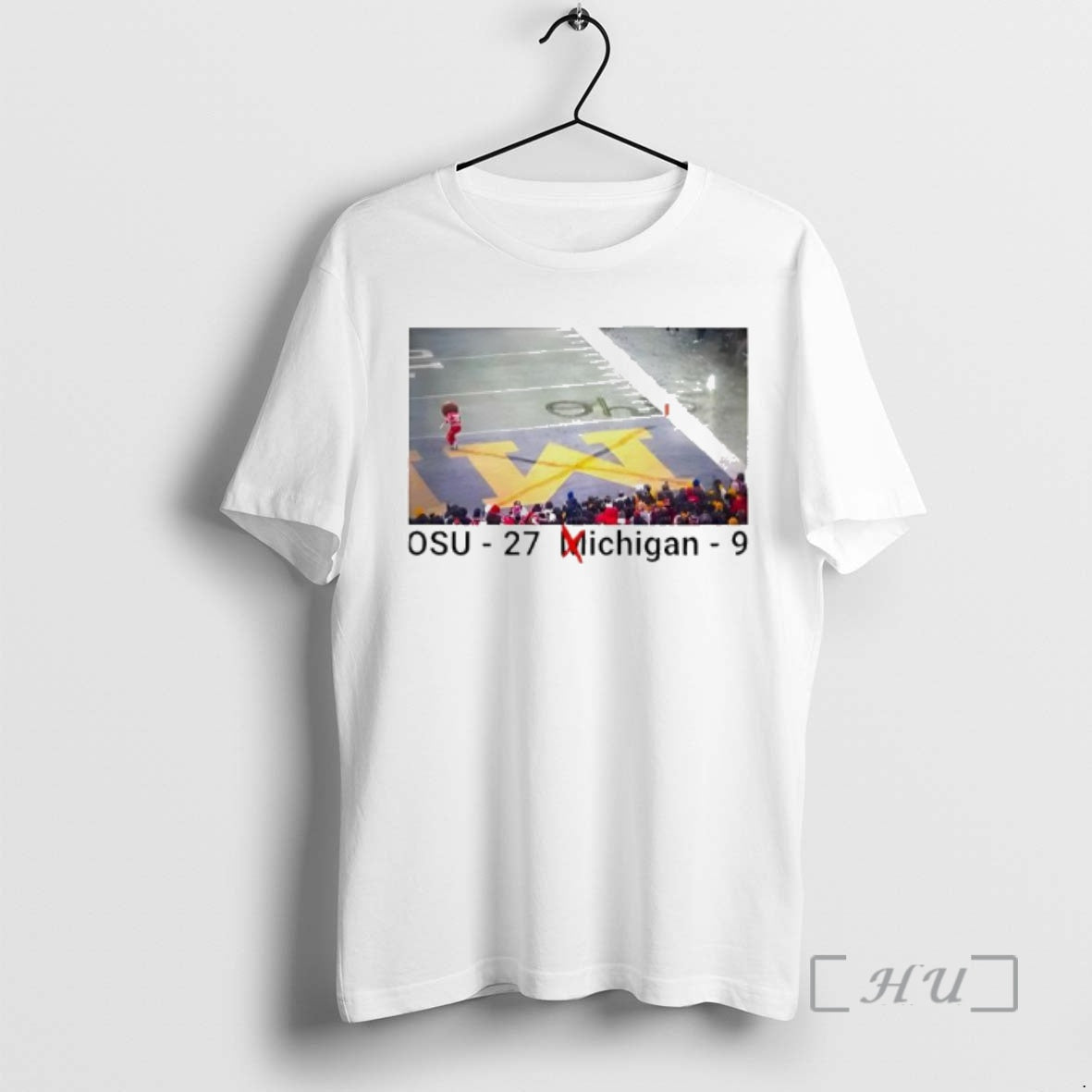 Officials Ohio 27 Vs Michigan 9 Score Rivalry Stadium T-Shirts, Hoodie, Sweatshirt | PopFlextees.com