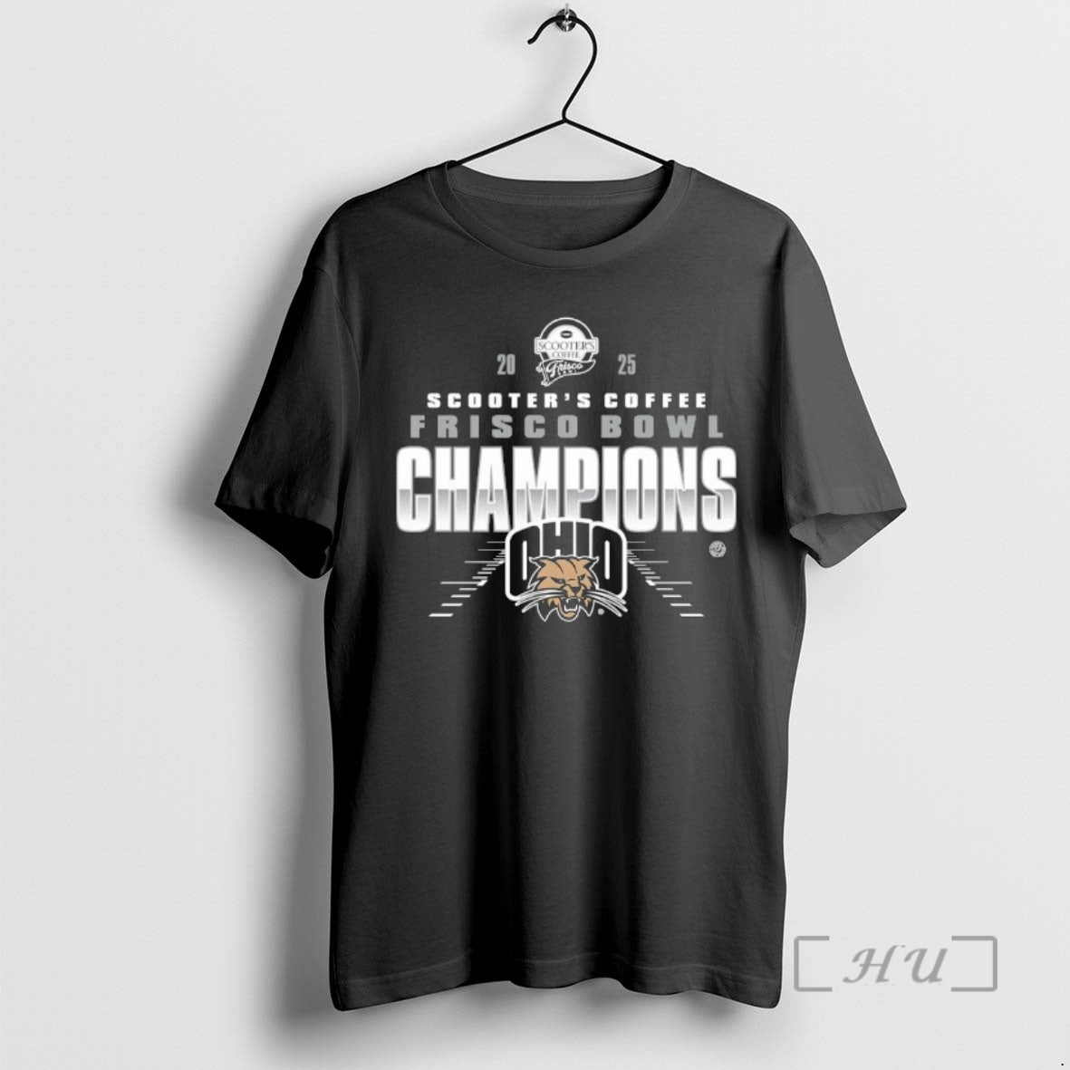 Officials Ohio Bobcats 2025 Frisco Bowl Champions T-Shirts, Hoodie, Sweatshirt | PopFlextees.com