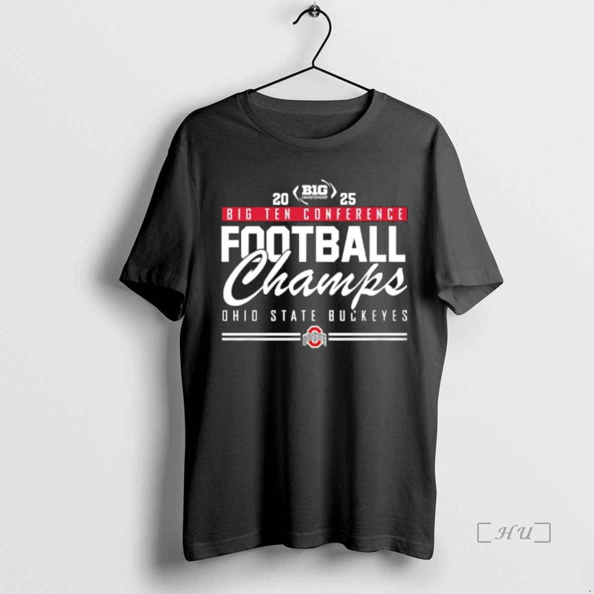 Officials Ohio State Buckeyes Big 10 Conference 2025 Champions T-Shirts, Hoodie, Sweatshirt | PopFlextees.com