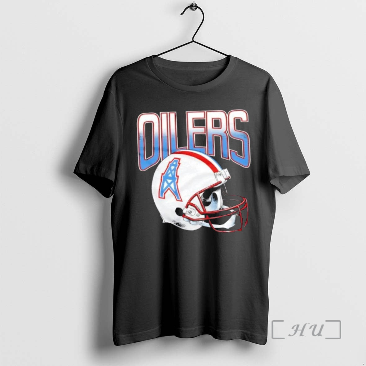 Officials Oilers Football Gradient Football Helmet T-Shirts, Hoodie, Sweatshirt | PopFlextees.com