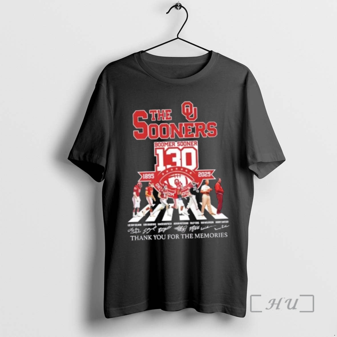 Officials Oklahoma Sooners 130 Years 1895 2025 Barry Switzer Legends Abbey Road Thank You T-Shirts, Hoodie, Sweatshirt
