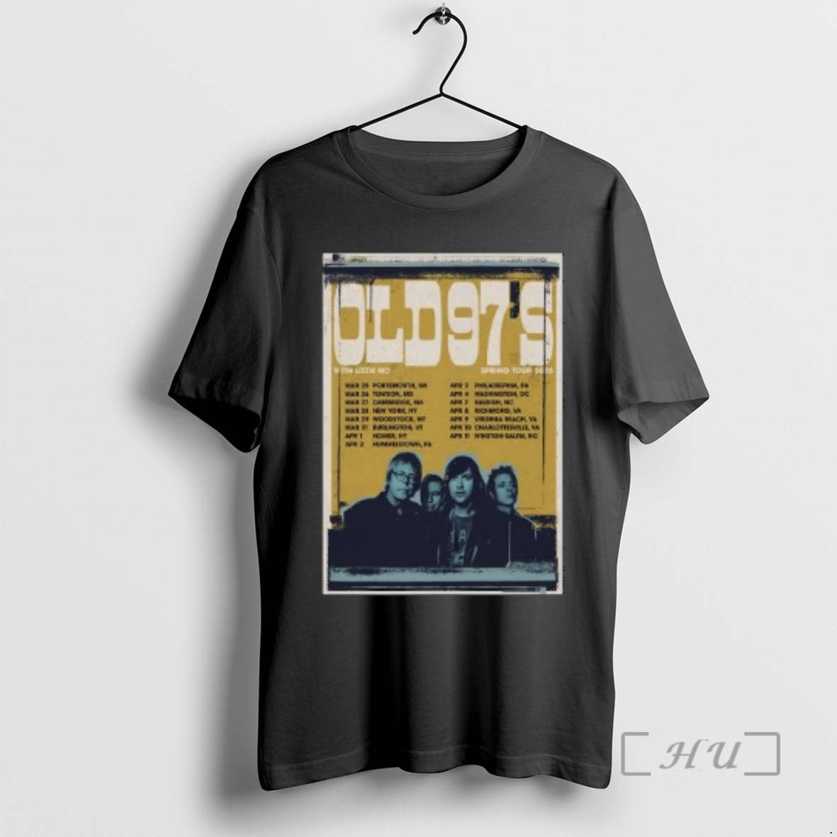 Officials Old 97s Spring Tour 2026 Circle Black T-Shirts, Hoodie, Sweatshirt | PopFlextees.com