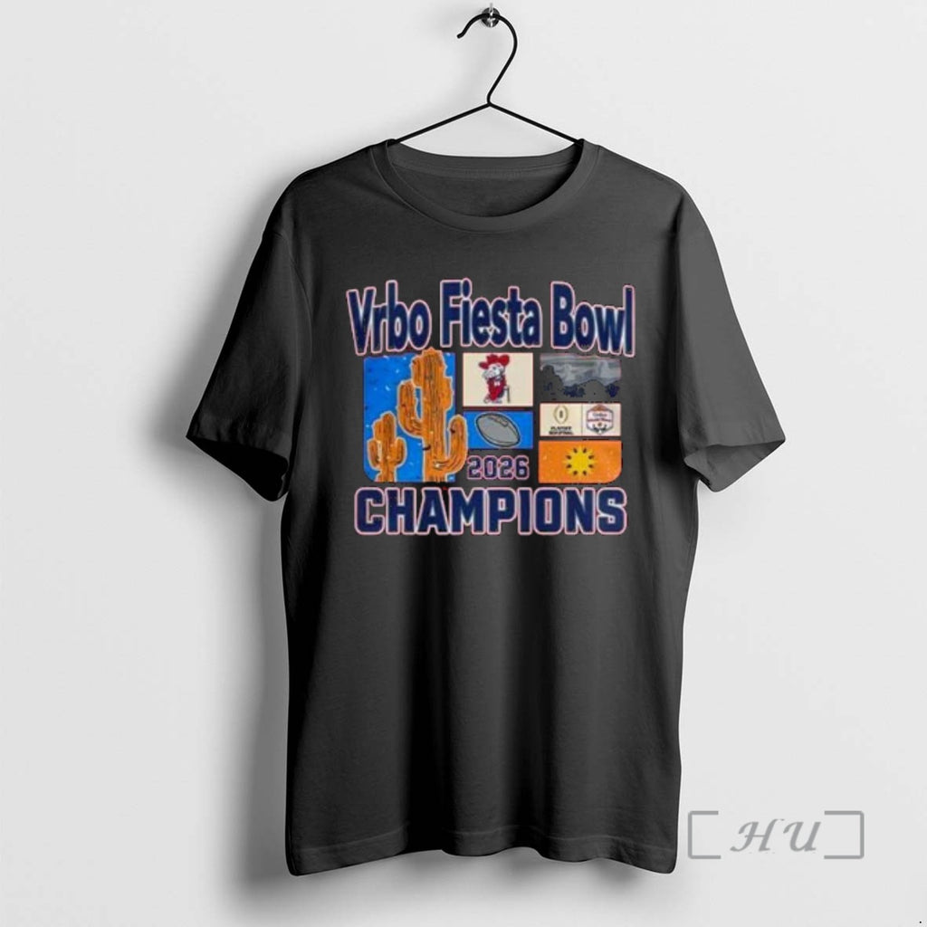 Officials Ole Miss 2026 Vrbo Fiesta Bowl Champions Cactus Image T-Shirts, Hoodie, Sweatshirt