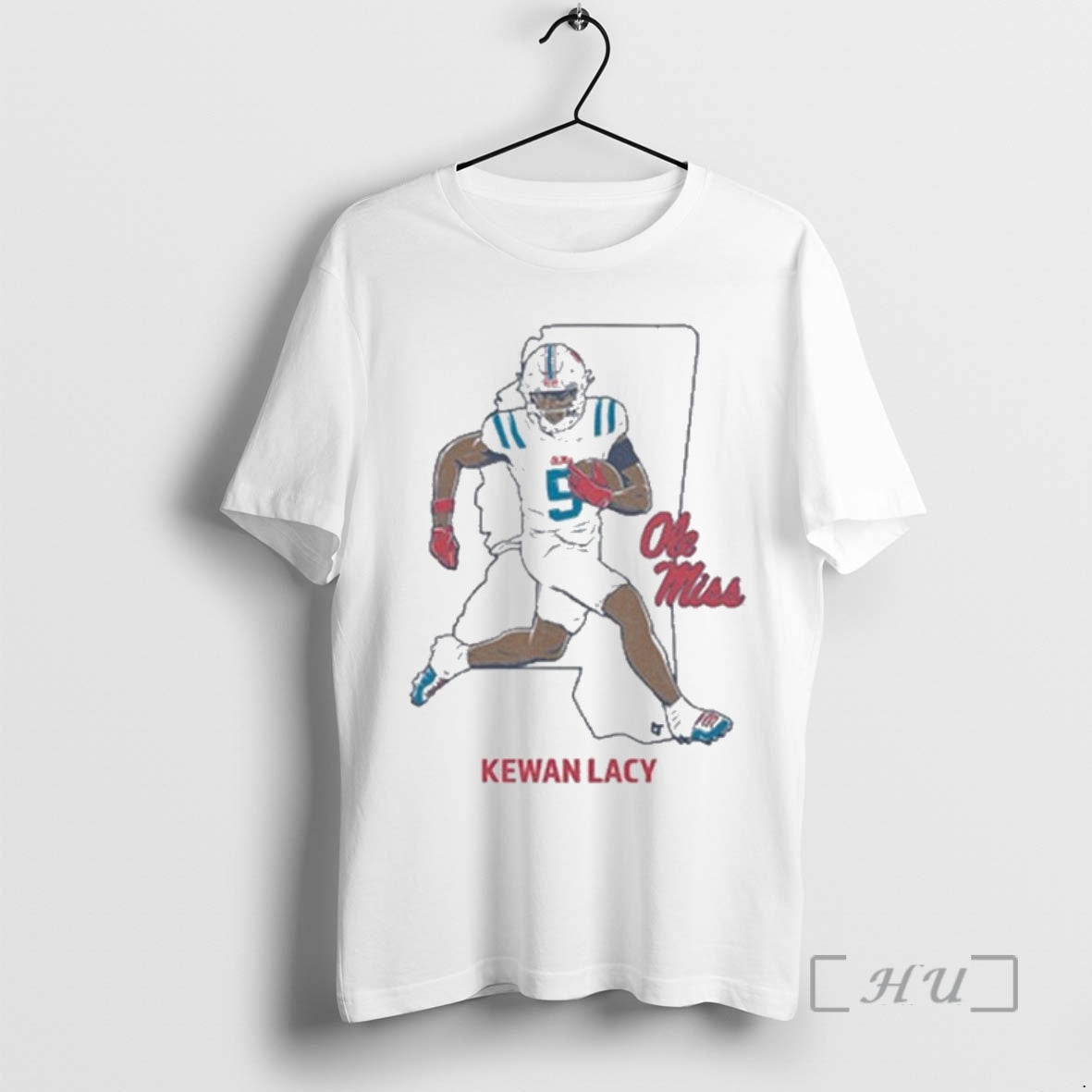 Officials Ole Miss Football Kewan Lacy State Star Premium T Shirts Sweater Hoodie 2 Sweatshirt | PopFlextees.com