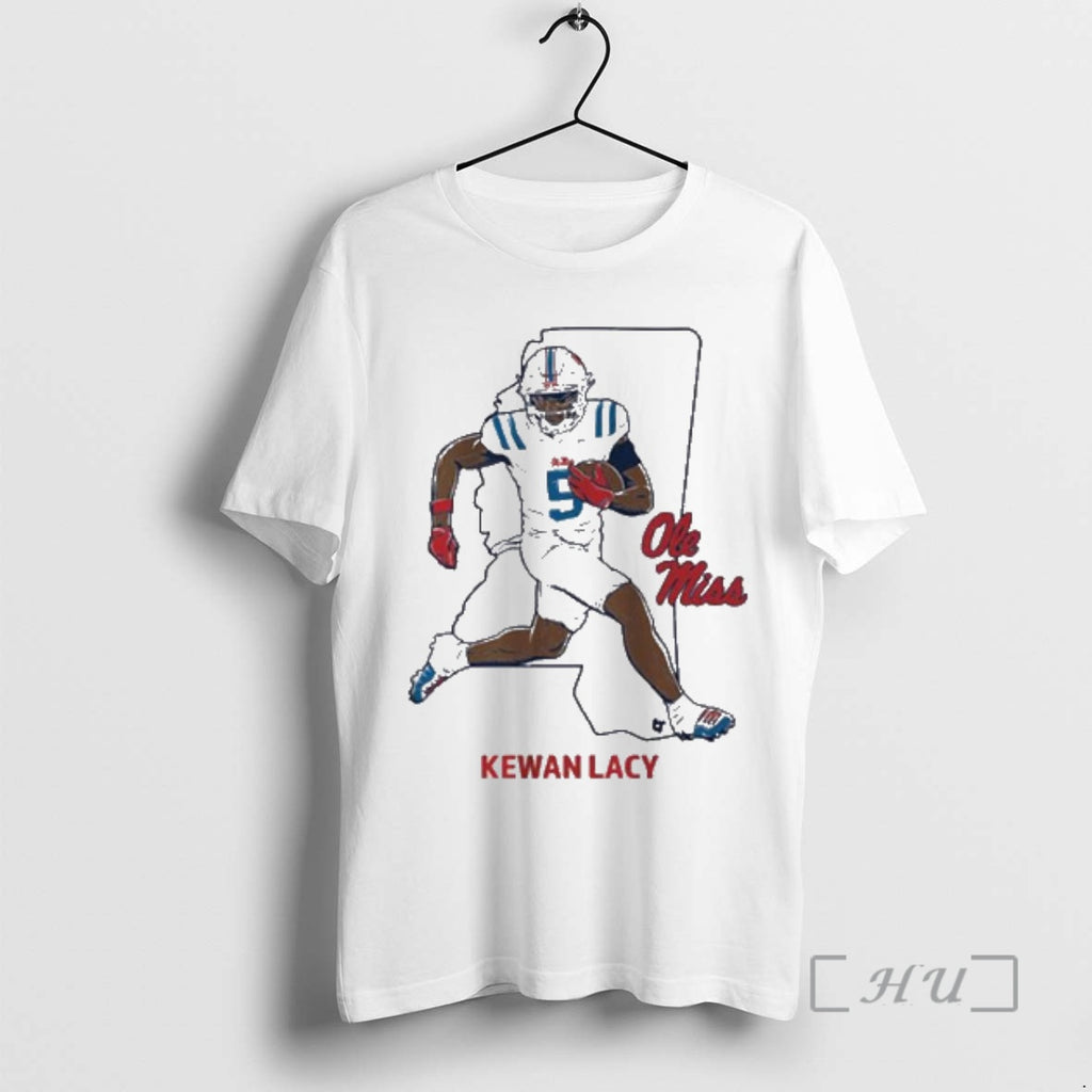 Officials Ole Miss Football Kewan Lacy State Star T-Shirts, Hoodie, Sweatshirt | PopFlextees.com