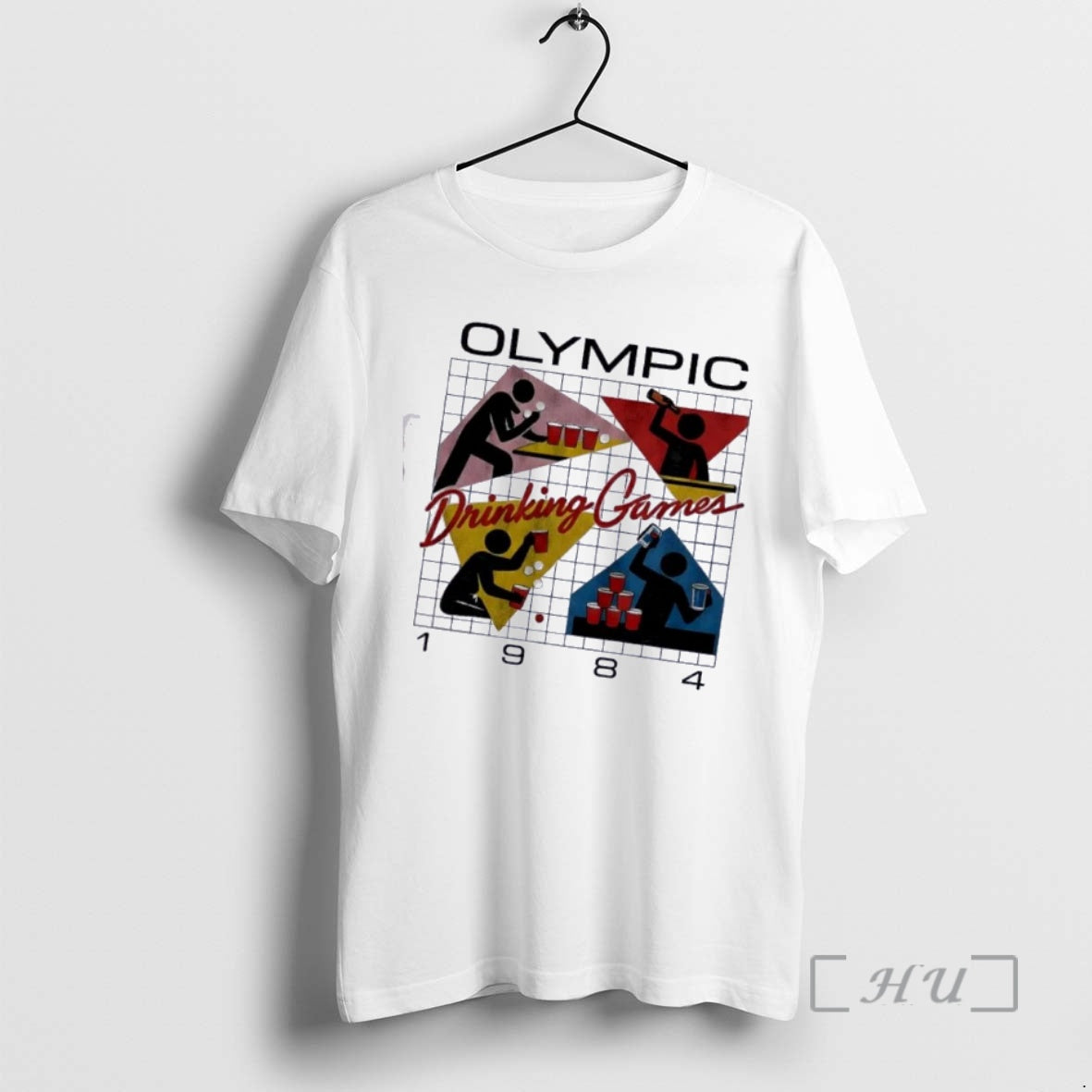 Officials Olympic Drinking Games 1984 Vintage T-Shirts, Hoodie, Sweatshirt | PopFlextees.com