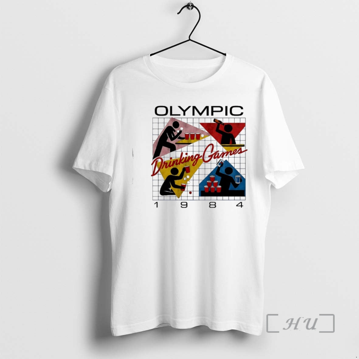 Officials Olympic Drinking Games 1984 Retro T-Shirts, Hoodie, Sweatshirt | PopFlextees.com