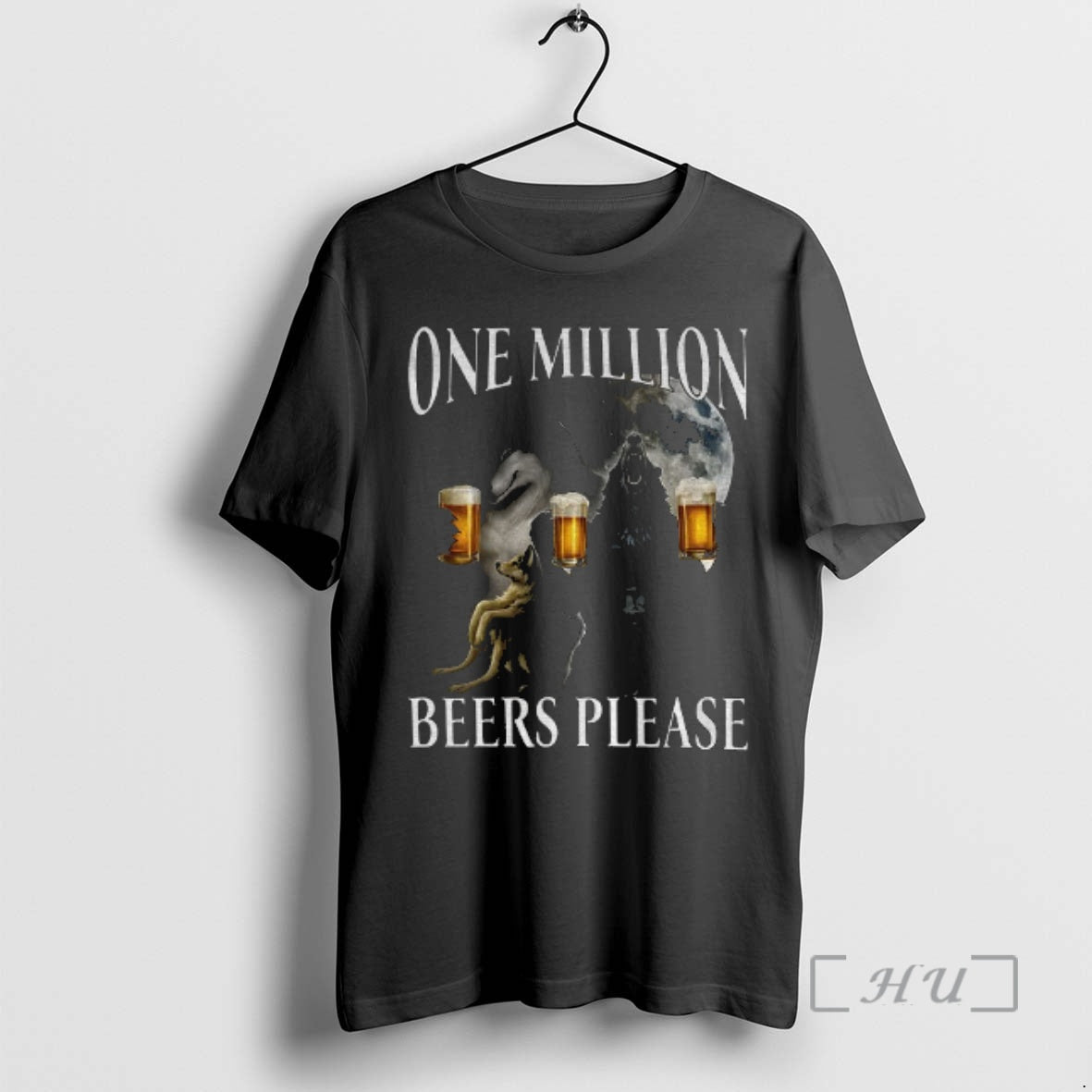 Officials One Million Beers Wolf Meme T-Shirts, Hoodie, Sweatshirt | PopFlextees.com