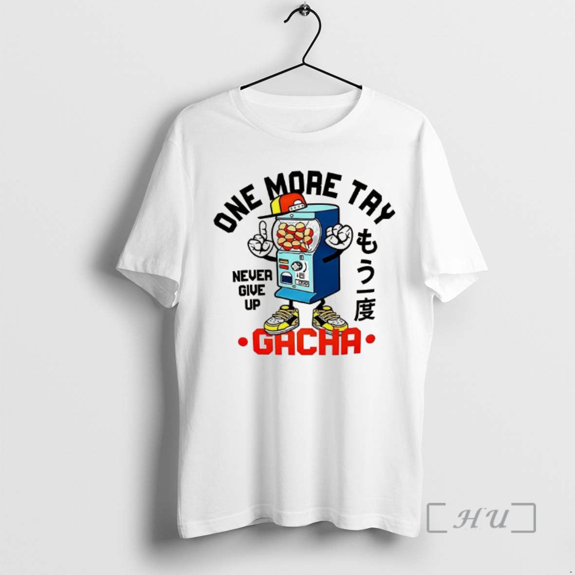 Officials One More Try Gacha Never Give Up T-Shirts, Hoodie, Sweatshirt | PopFlextees.com