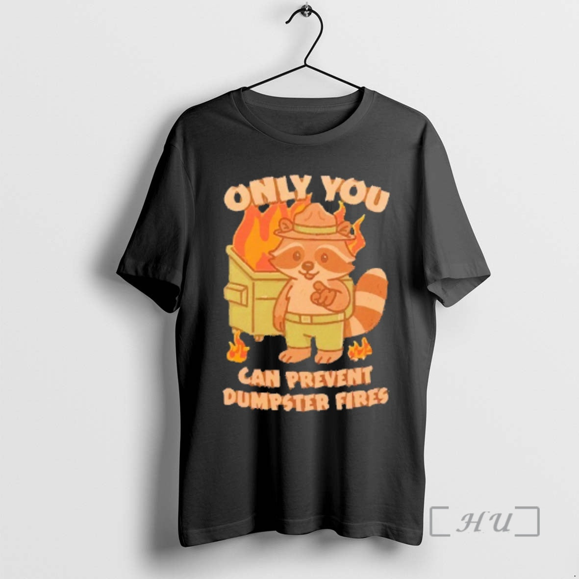 Officials Only You Can Prevent Dumpster Fires Raccoon T-Shirts, Hoodie, Sweatshirt | PopFlextees.com