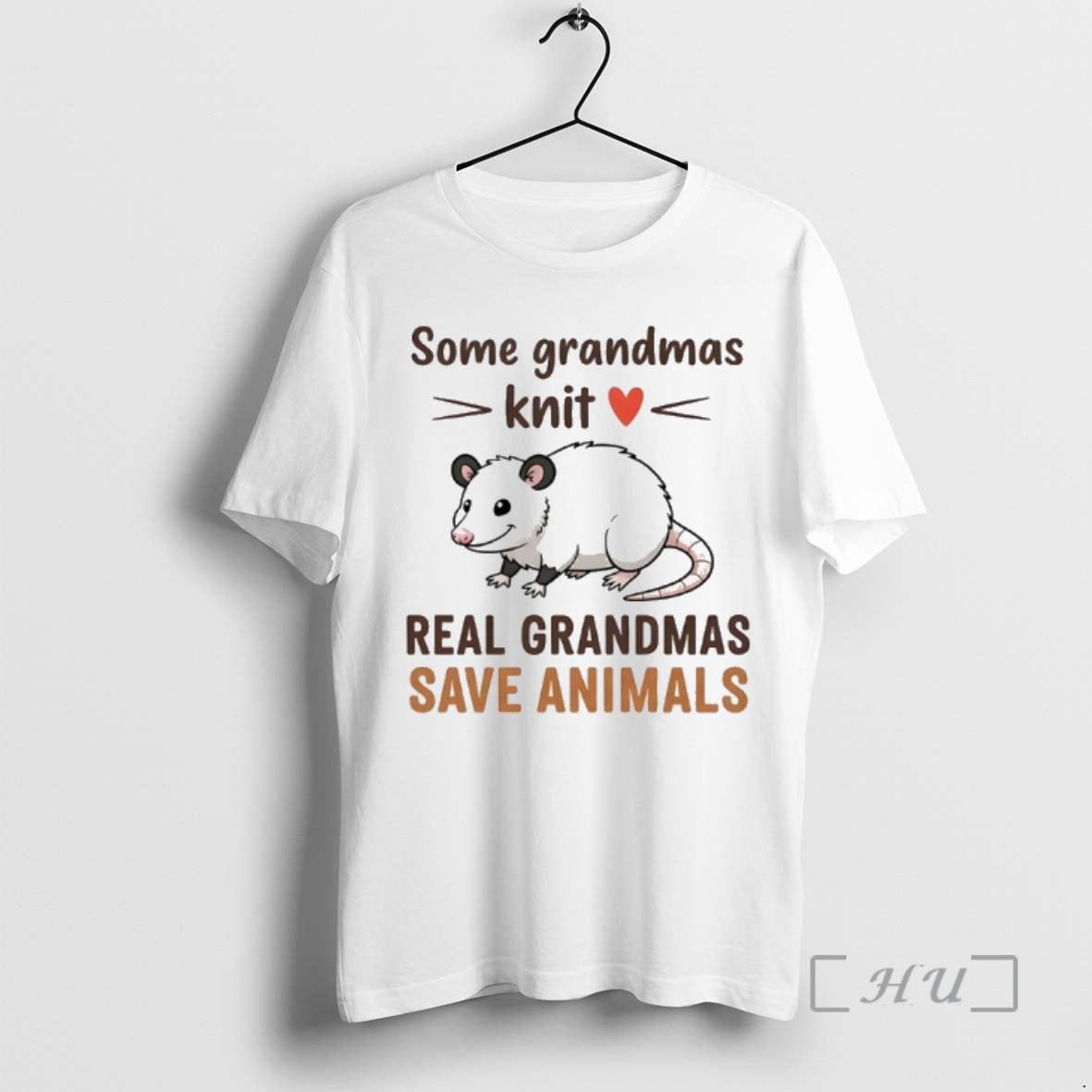 Officials Opossum Some Grandmas Knit Real Grandmas Save Animals T-Shirts, Hoodie, Sweatshirt | PopFlextees.com