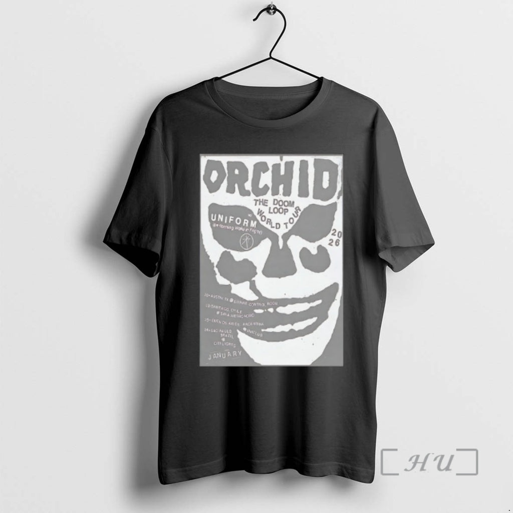 Officials Orchid The Doom Loop World Tour 2026 T-Shirts, Hoodie, Sweatshirt | PopFlextees.com