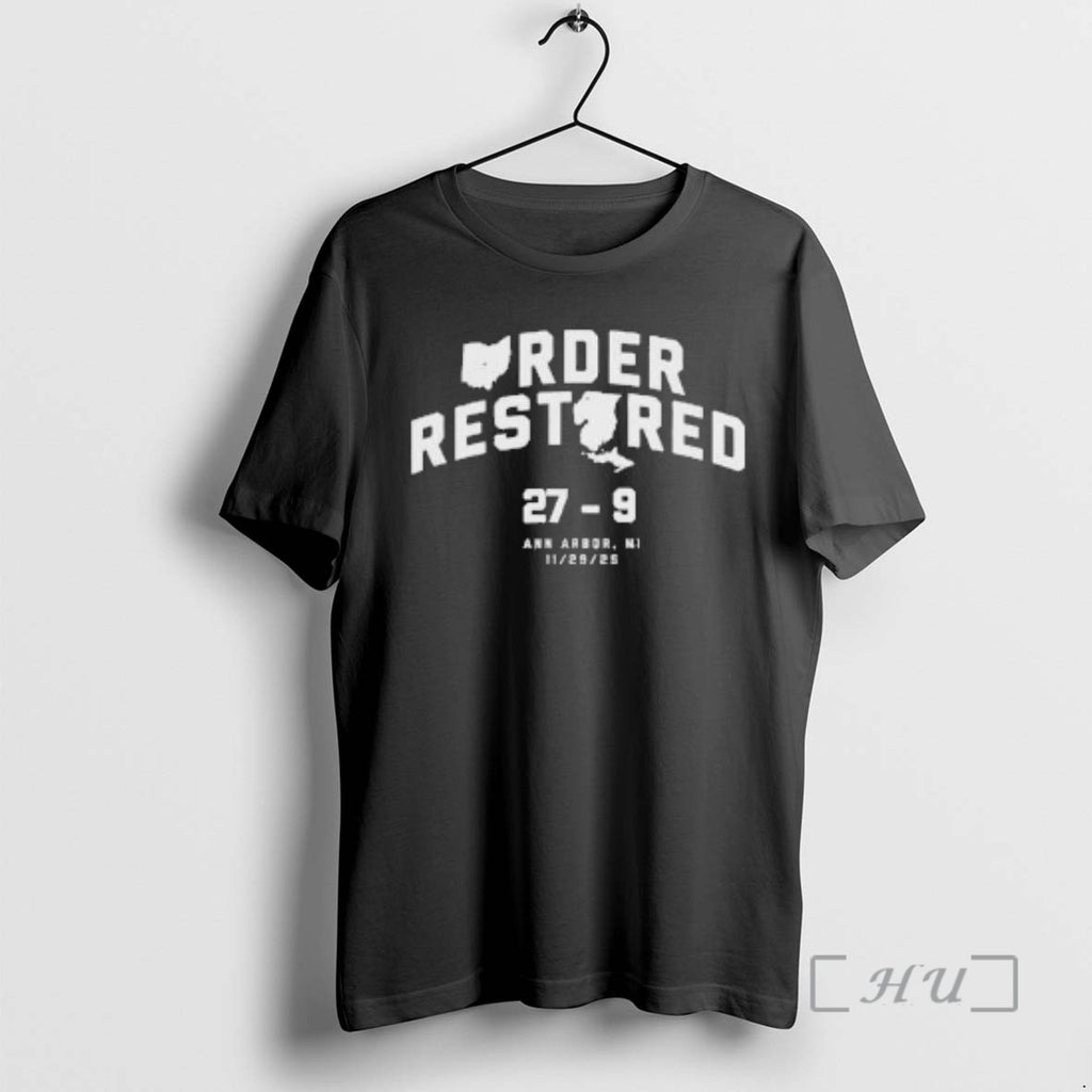 Officials Order Restored 27 9 T-Shirts, Hoodie, Sweatshirt | PopFlextees.com