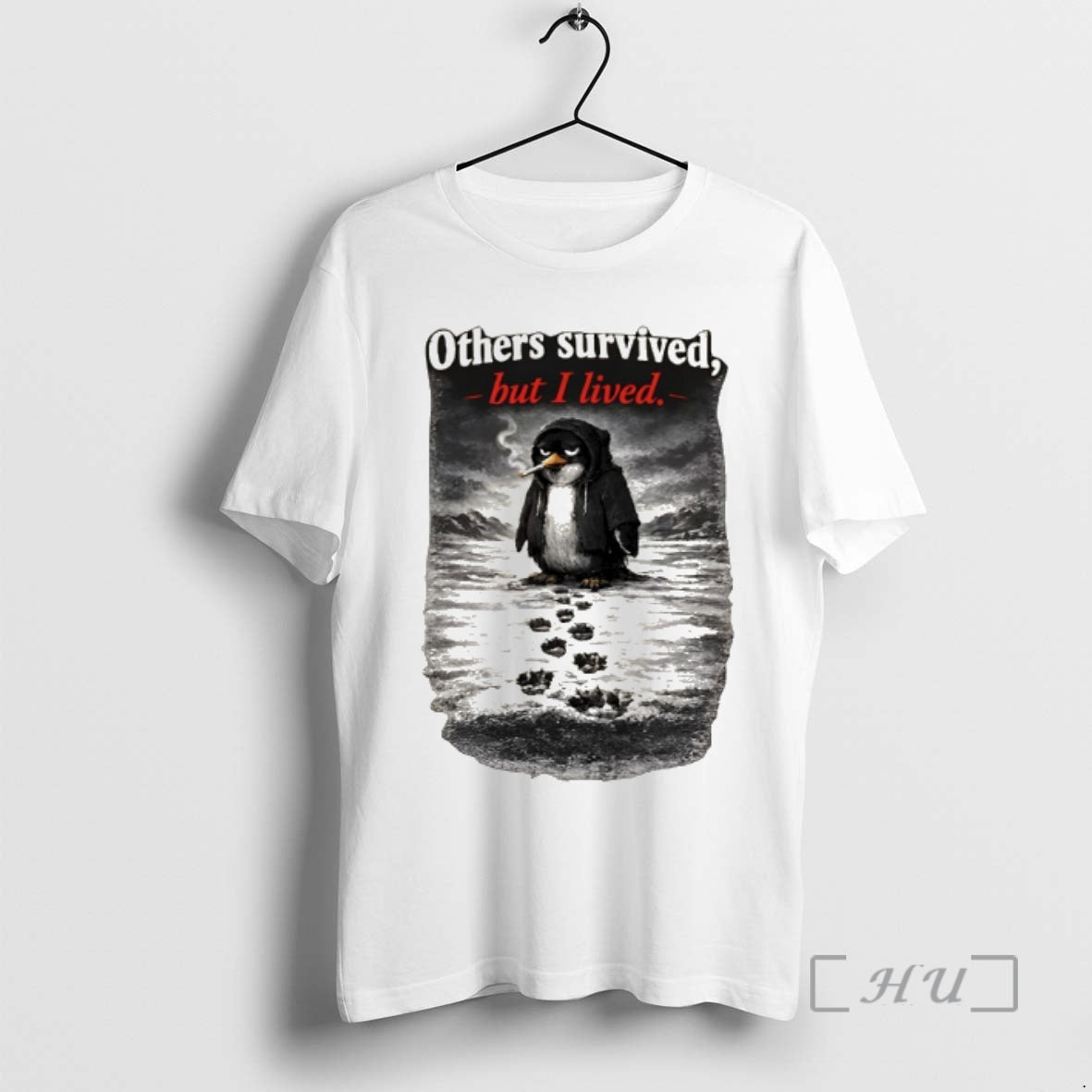Officials Others Survived But I Lived Penguin But Why T-Shirts, Hoodie, Sweatshirt | PopFlextees.com