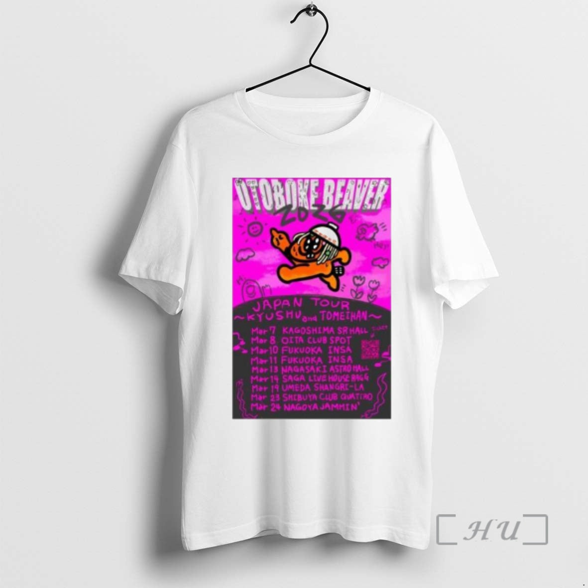 Officials Otoboke Beaver Japan Tour 2026 Circle White T-Shirts, Hoodie, Sweatshirt | PopFlextees.com