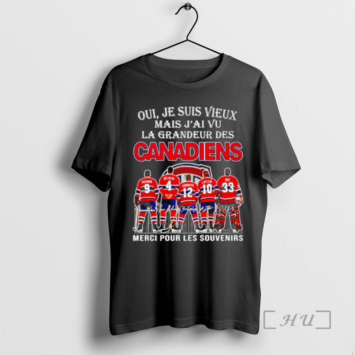 Officials Oui Je Suis Vieux Mais Jai Vu La Grandeur Des Canadiens Merci Pour Les T-Shirts, Hoodie, Sweatshirt