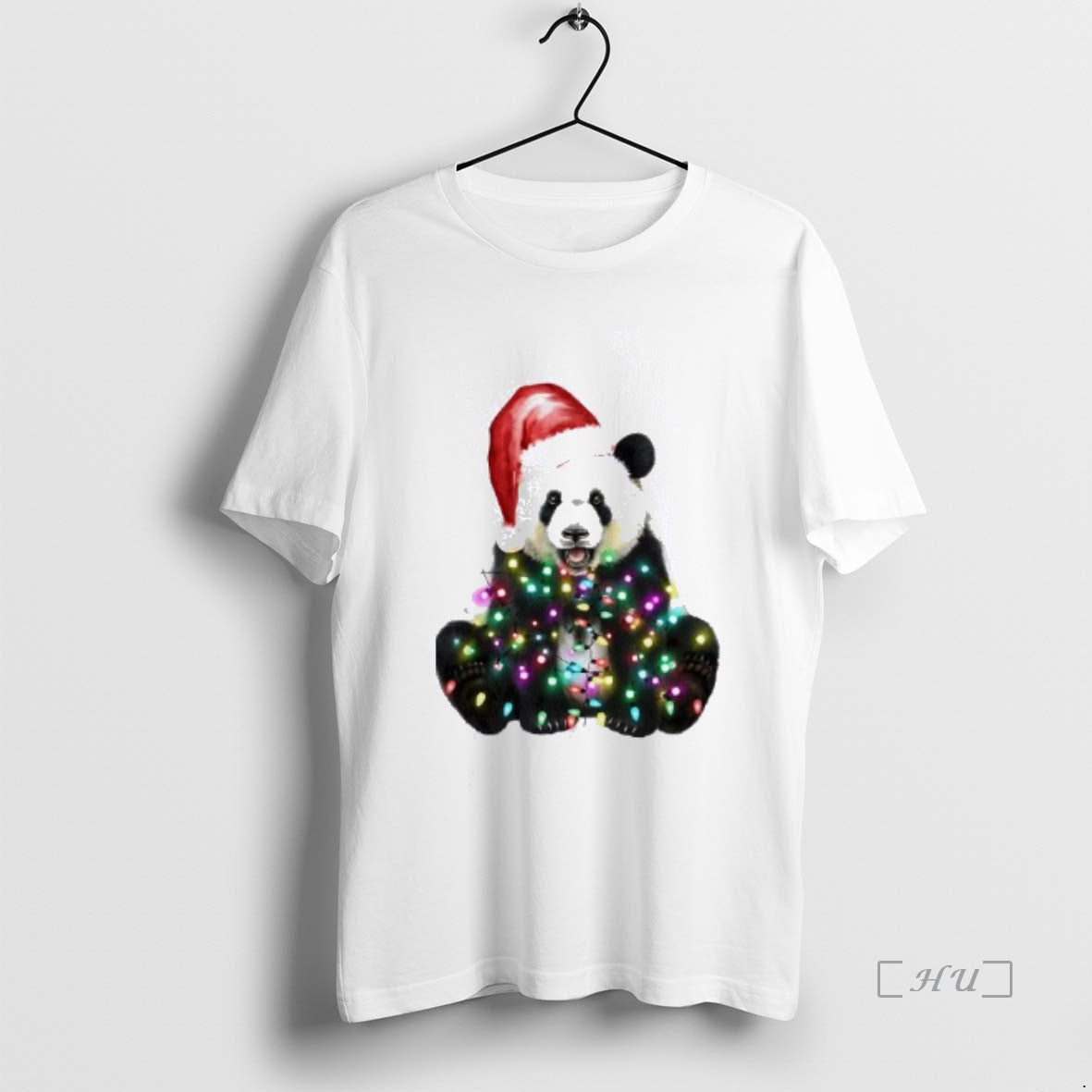 Officials Panda Christmas Lights Animals T-Shirts, Hoodie, Sweatshirt | PopFlextees.com
