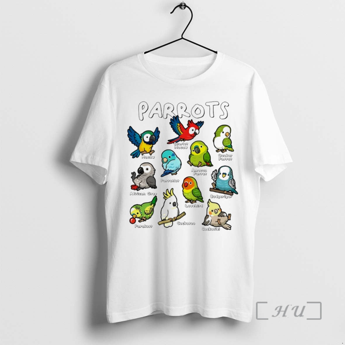 Officials Parrots Of The World Circle T-Shirts, Hoodie, Sweatshirt | PopFlextees.com