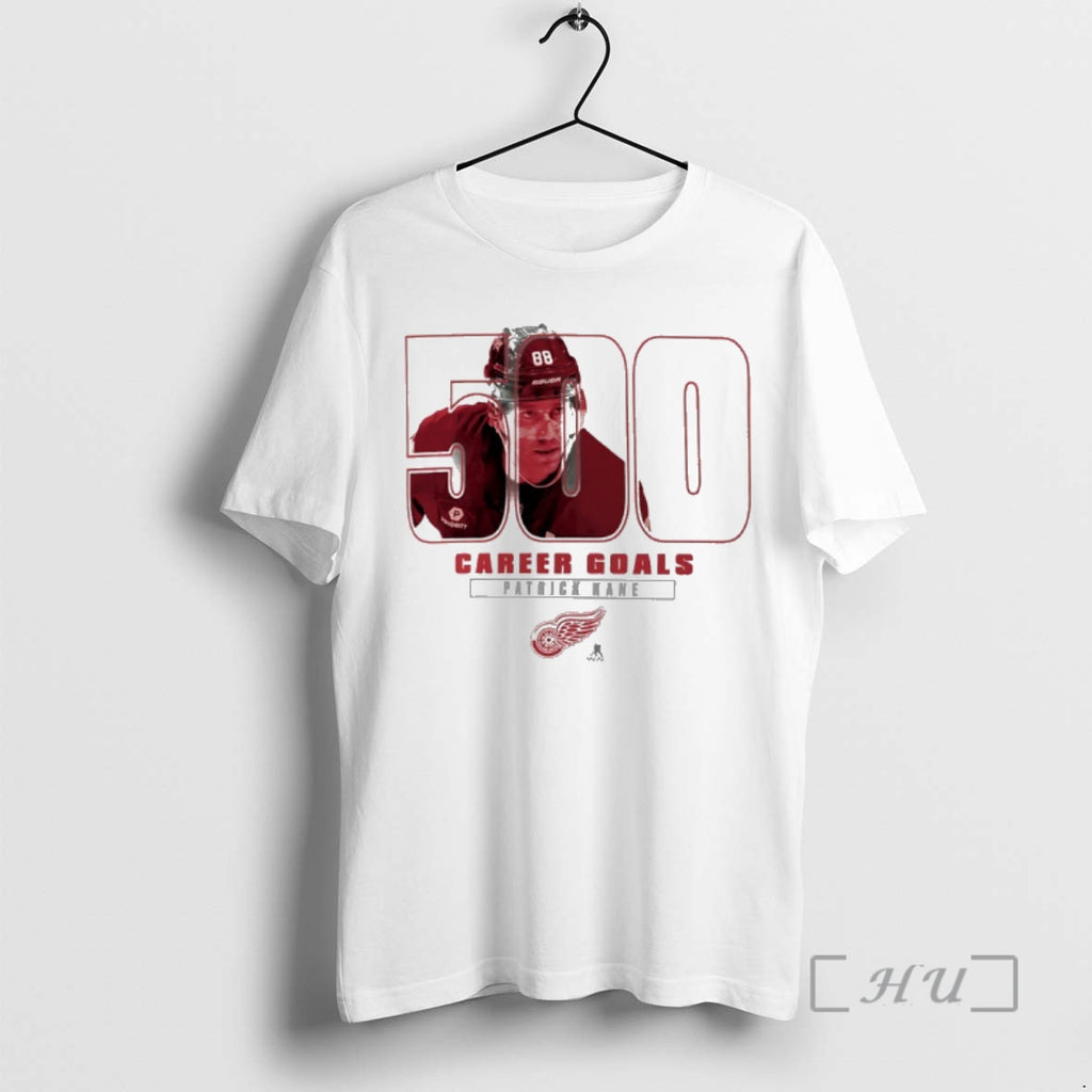 Officials Patrick Kane Detroit Red Wings 500 Career Goals Milestone T-Shirts, Hoodie, Sweatshirt | PopFlextees.com